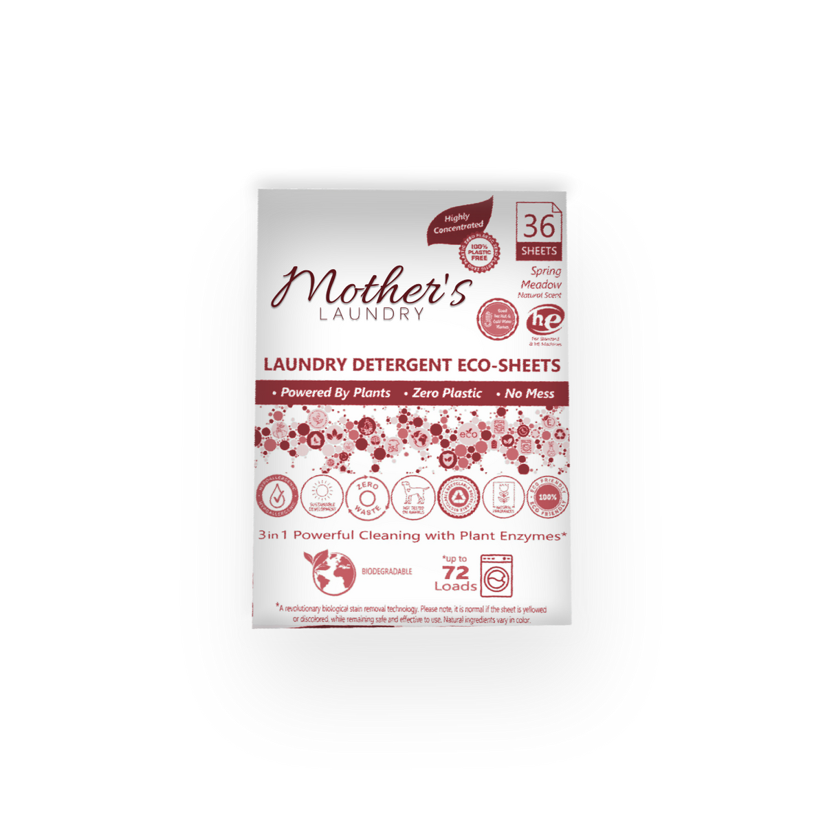 Mother's Starter - Laundry Detergent Eco-Sheets (36 Count)